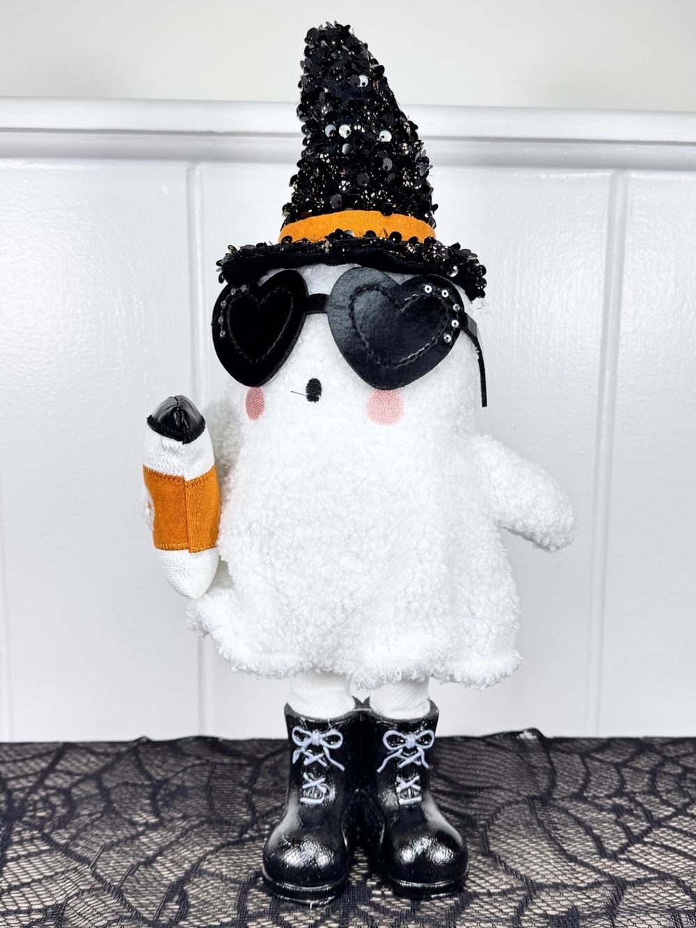 NEW Witch Holding Standing Halloween Plush